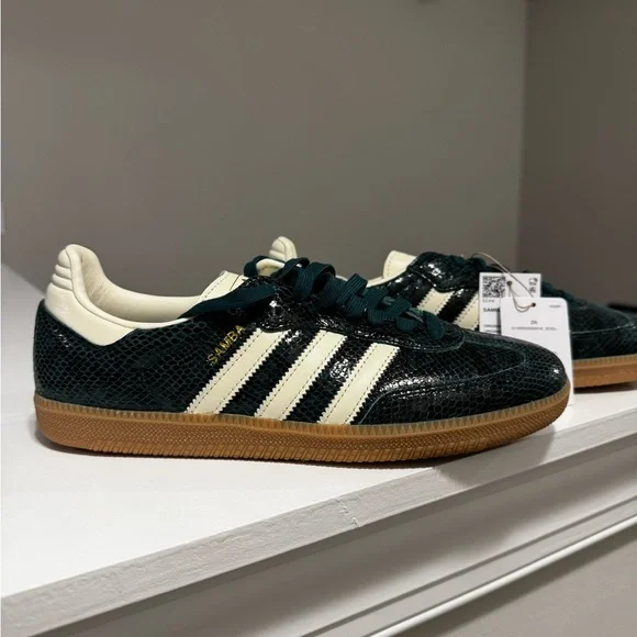 Brand New Snakeskin Adidas Sambas - Picture 4 of 5